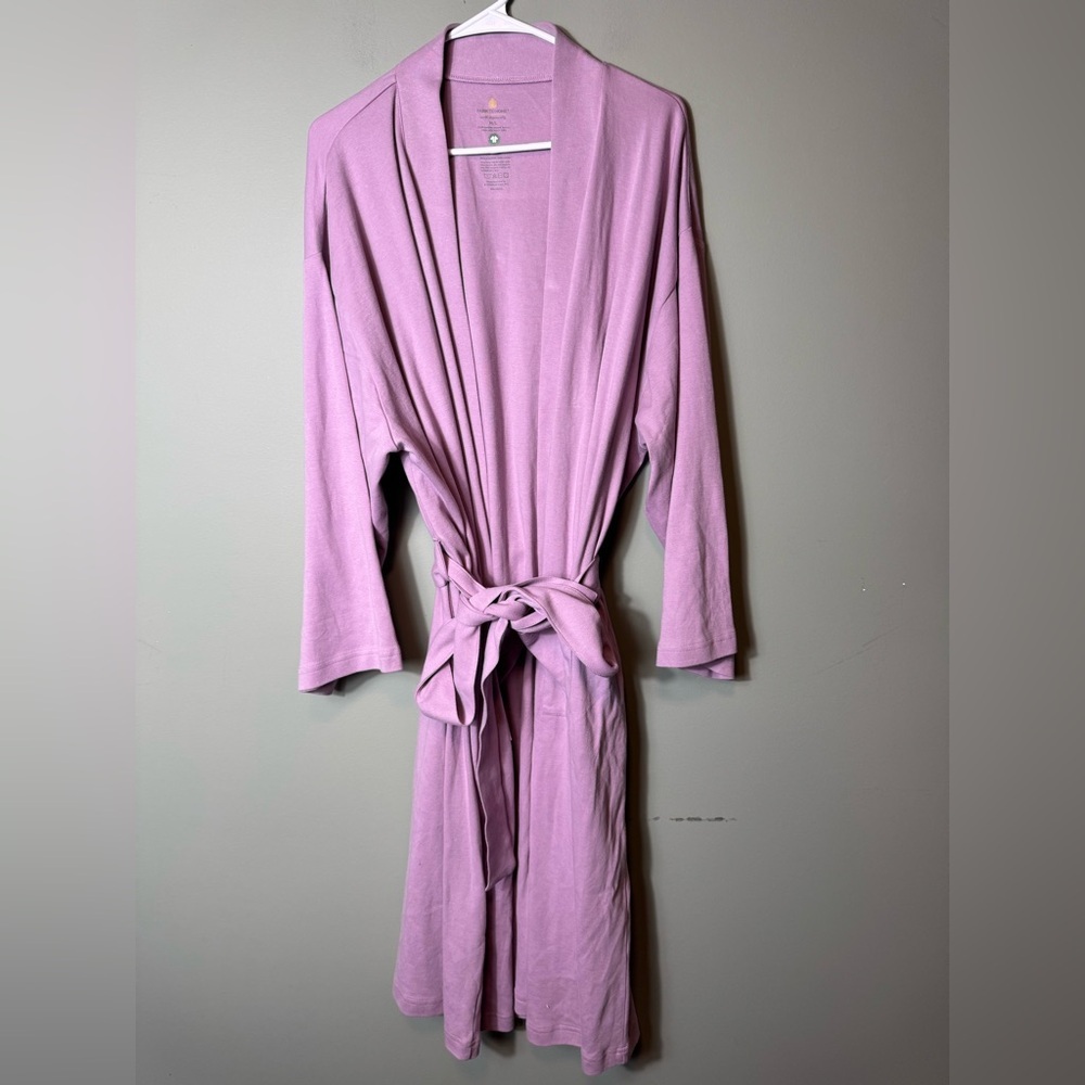 Farm to Home Women’s Kimono Style Robe 100%‎ Certified Organic Cotton Size M/L